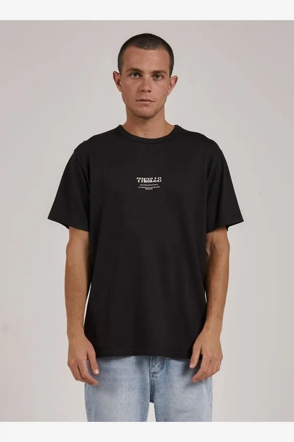 HEMP HIGH STANDARDS MERCH FIT TEE - BLACK