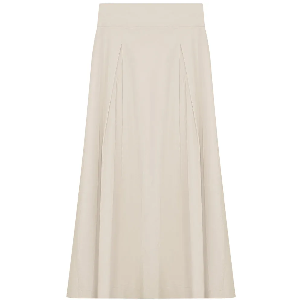 High waist cream skirt by Gem