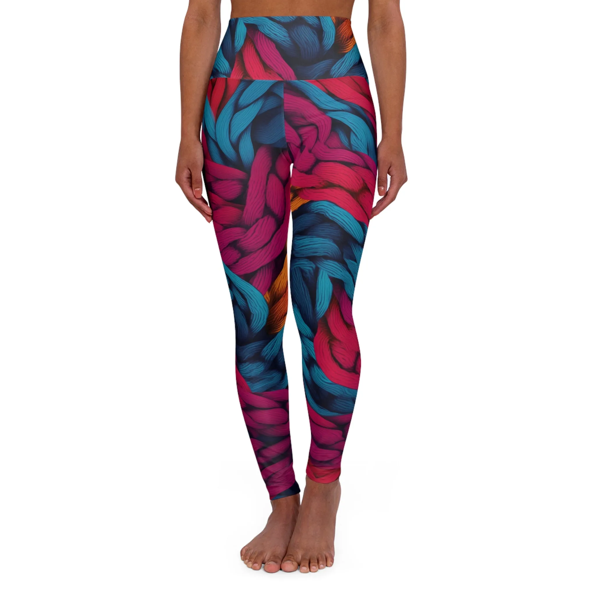 High Waisted Leggings - Shakespeare Pittsburgh Cable Knit
