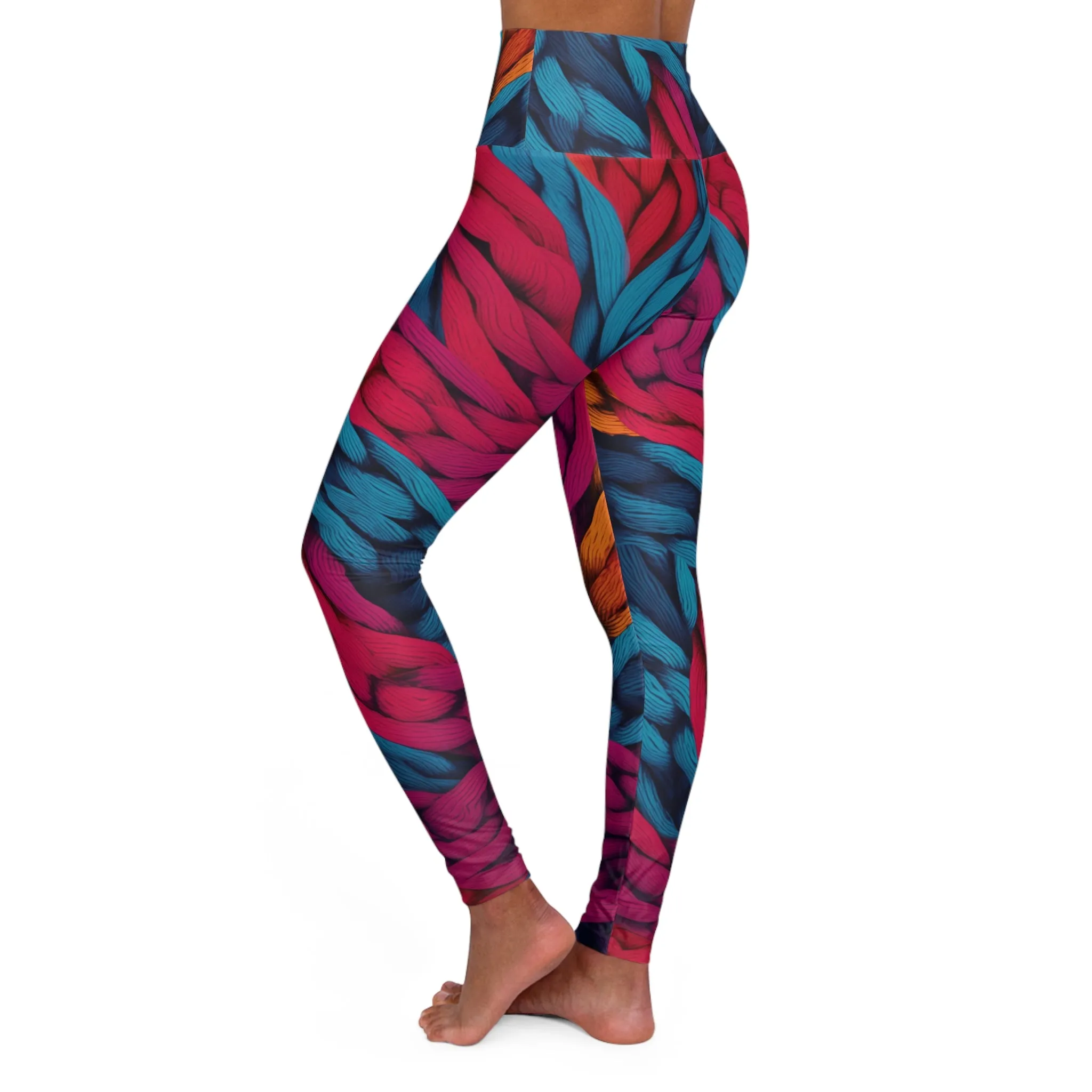 High Waisted Leggings - Shakespeare Pittsburgh Cable Knit