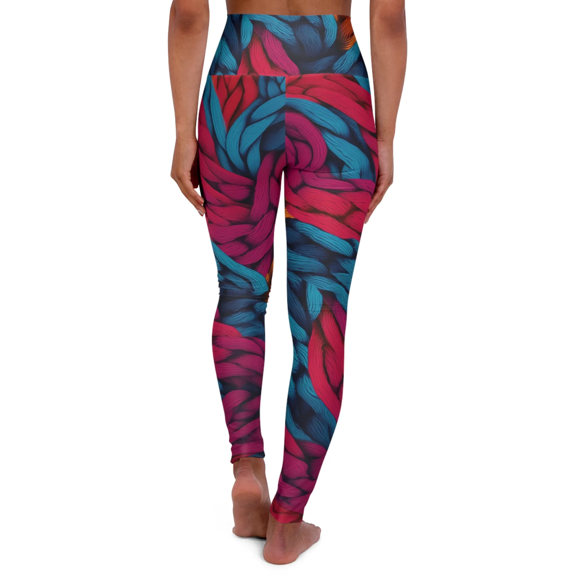 High Waisted Leggings - Shakespeare Pittsburgh Cable Knit