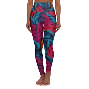 High Waisted Leggings - Shakespeare Pittsburgh Cable Knit
