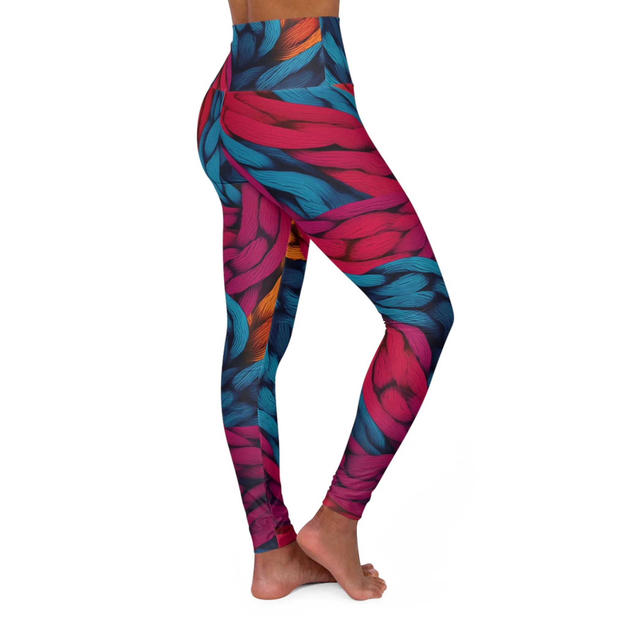 High Waisted Leggings - Shakespeare Pittsburgh Cable Knit