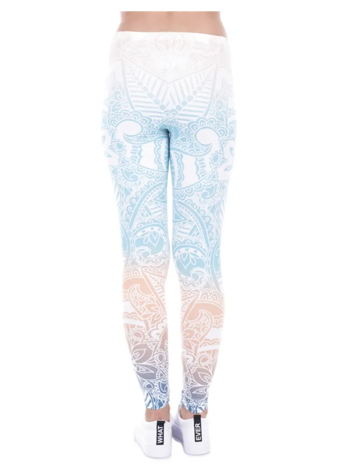 Hippie Chic High Waist  Leggings