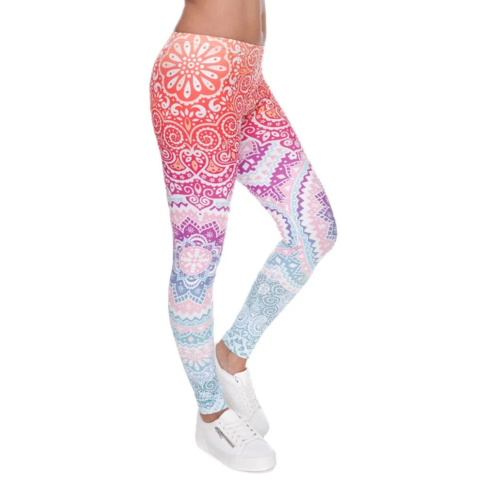 Hippie Chic High Waist  Leggings