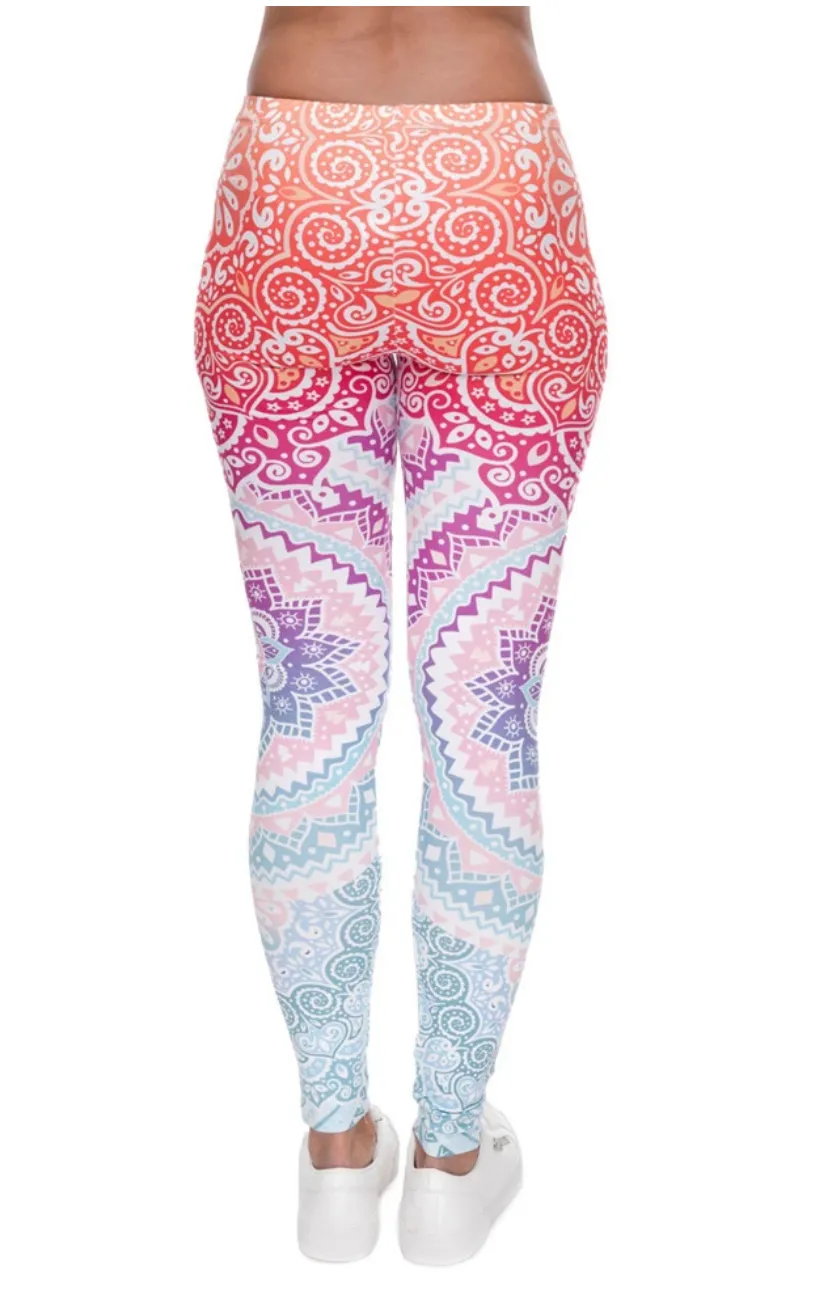 Hippie Chic High Waist  Leggings