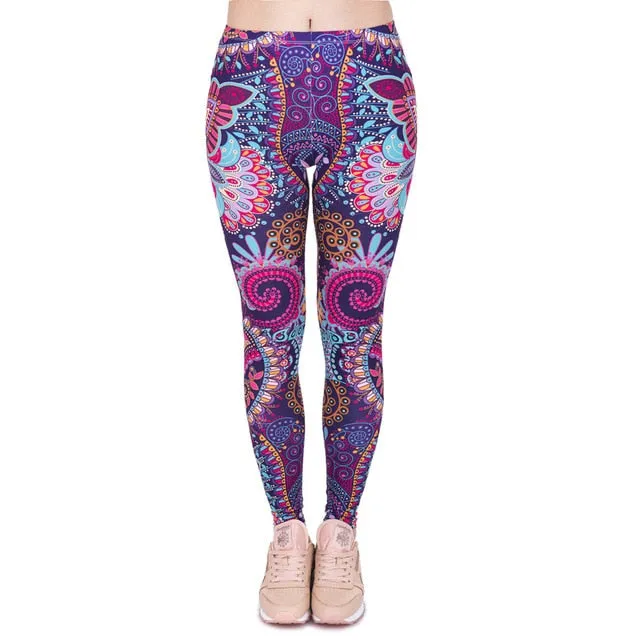 Hippie Chic High Waist  Leggings