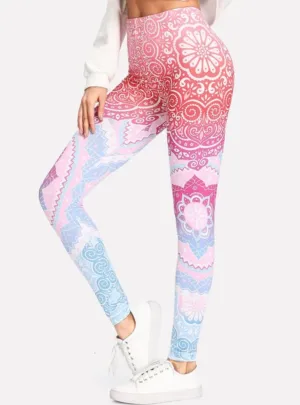 Hippie Chic High Waist  Leggings