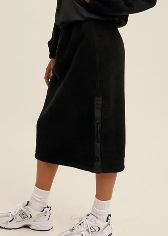 In The Mountains Button Skirt