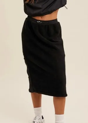 In The Mountains Button Skirt