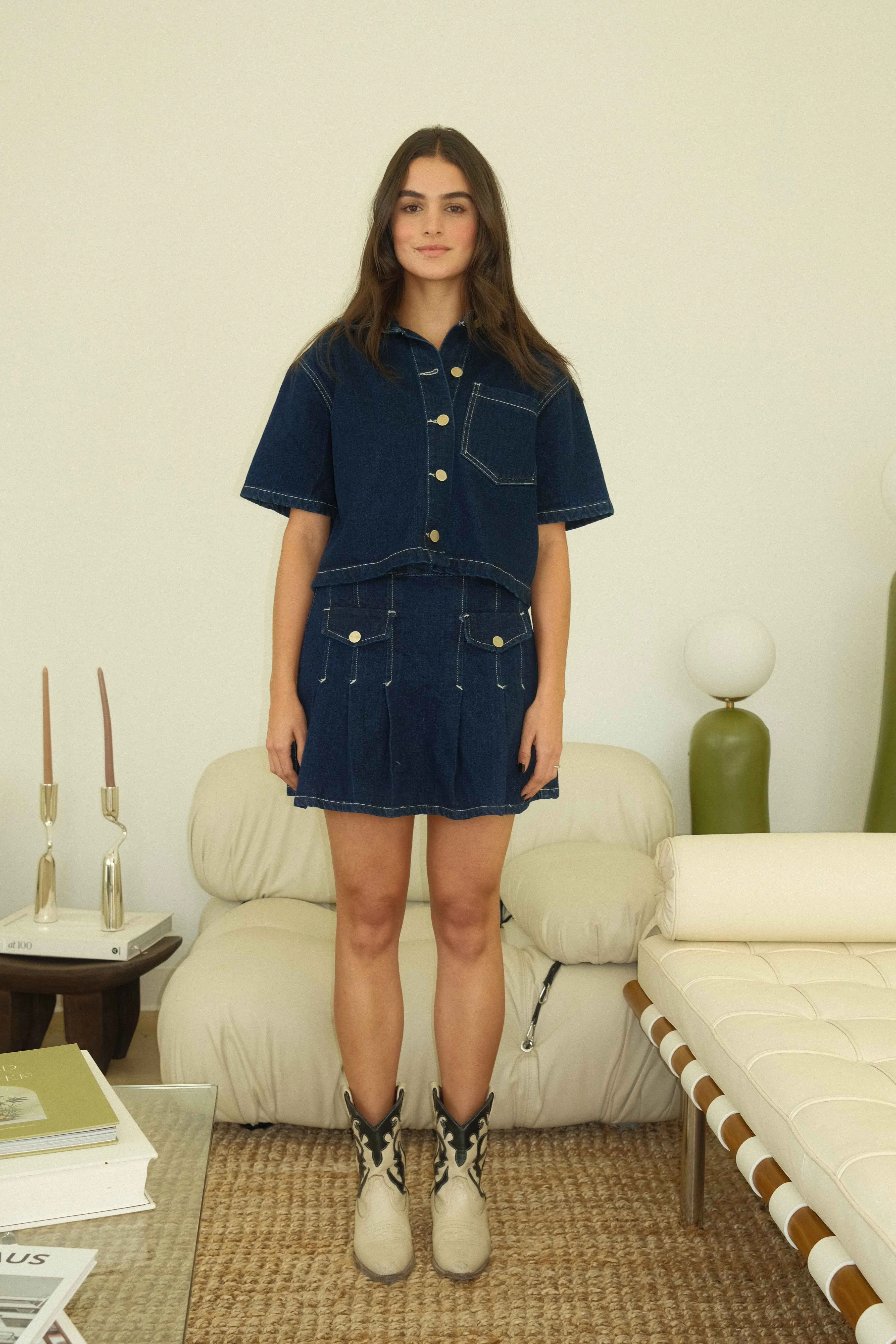 Indigo Skirt