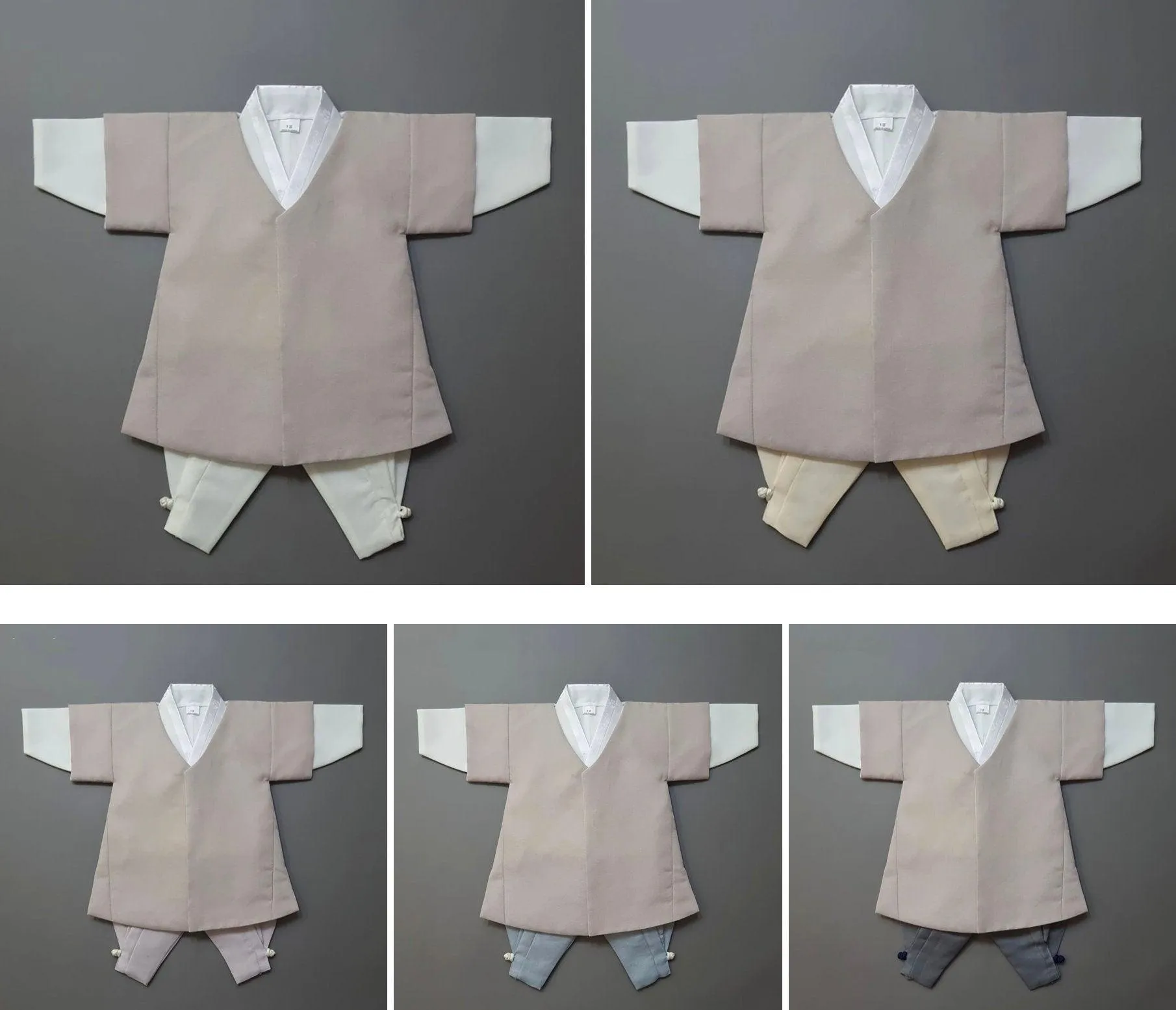 Joon D.Beige Solid 5 Color Pants Boy Hanbok (100D-10YR)
