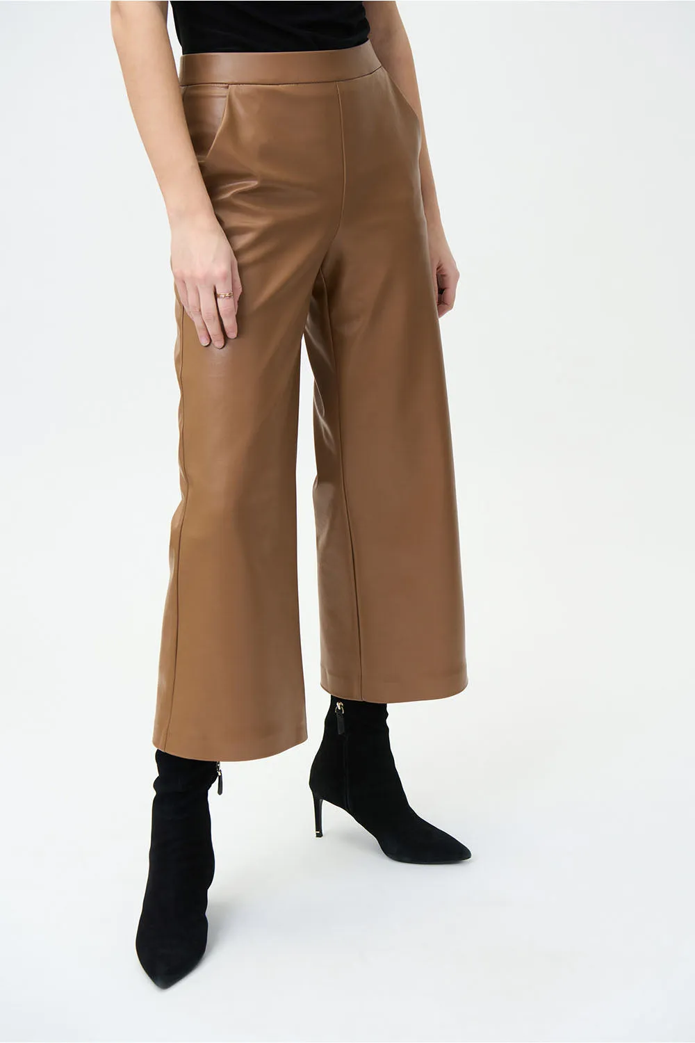 Joseph Ribkoff Vegan Leather Culottes jr224016