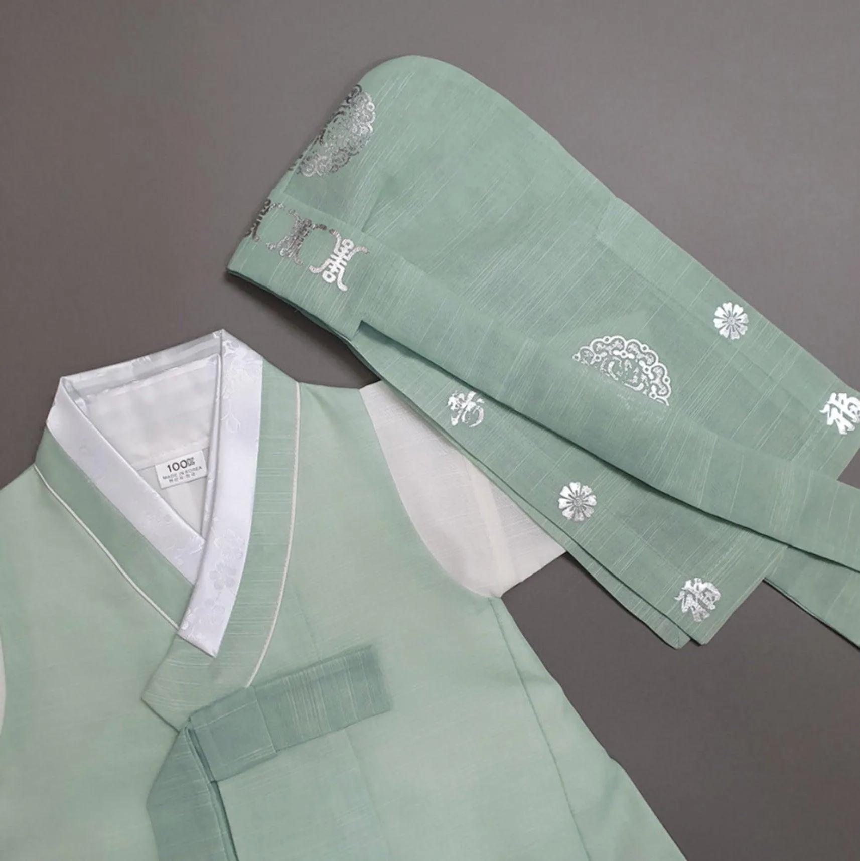Jungsung Mint  Boy Hanbok (100D-10YR)