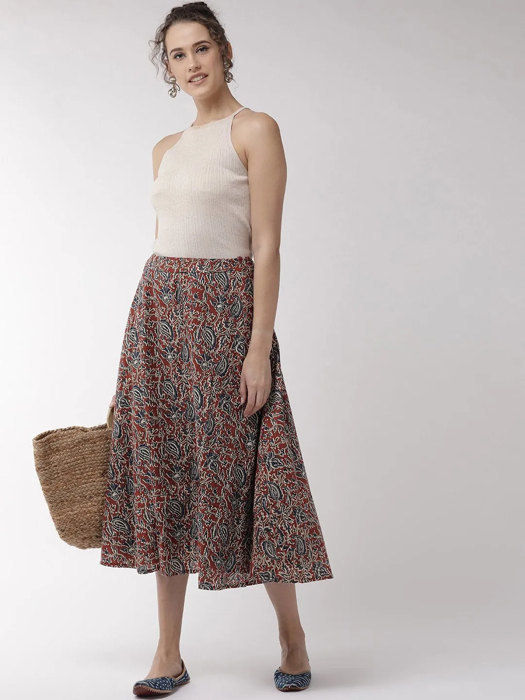 Kalamkari Print Skirt