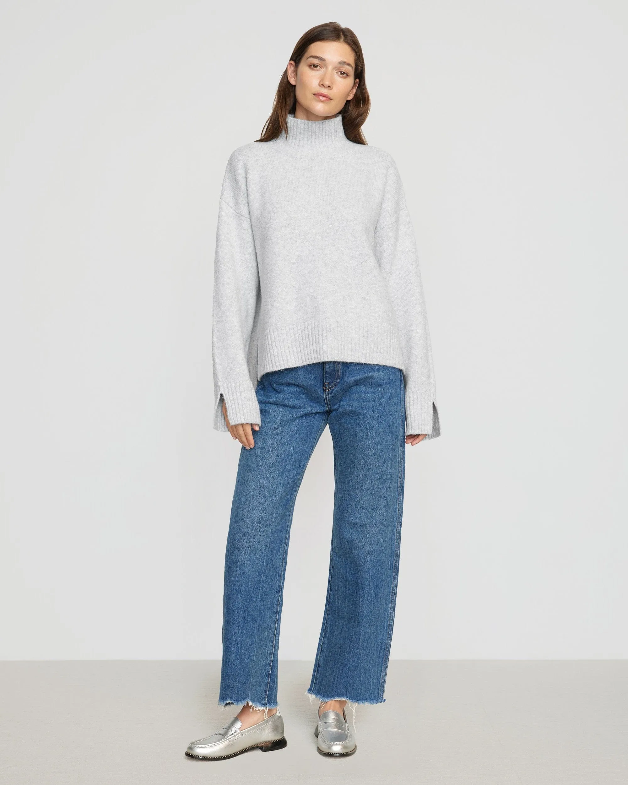 Karlie Oversized Turtleneck Sweater