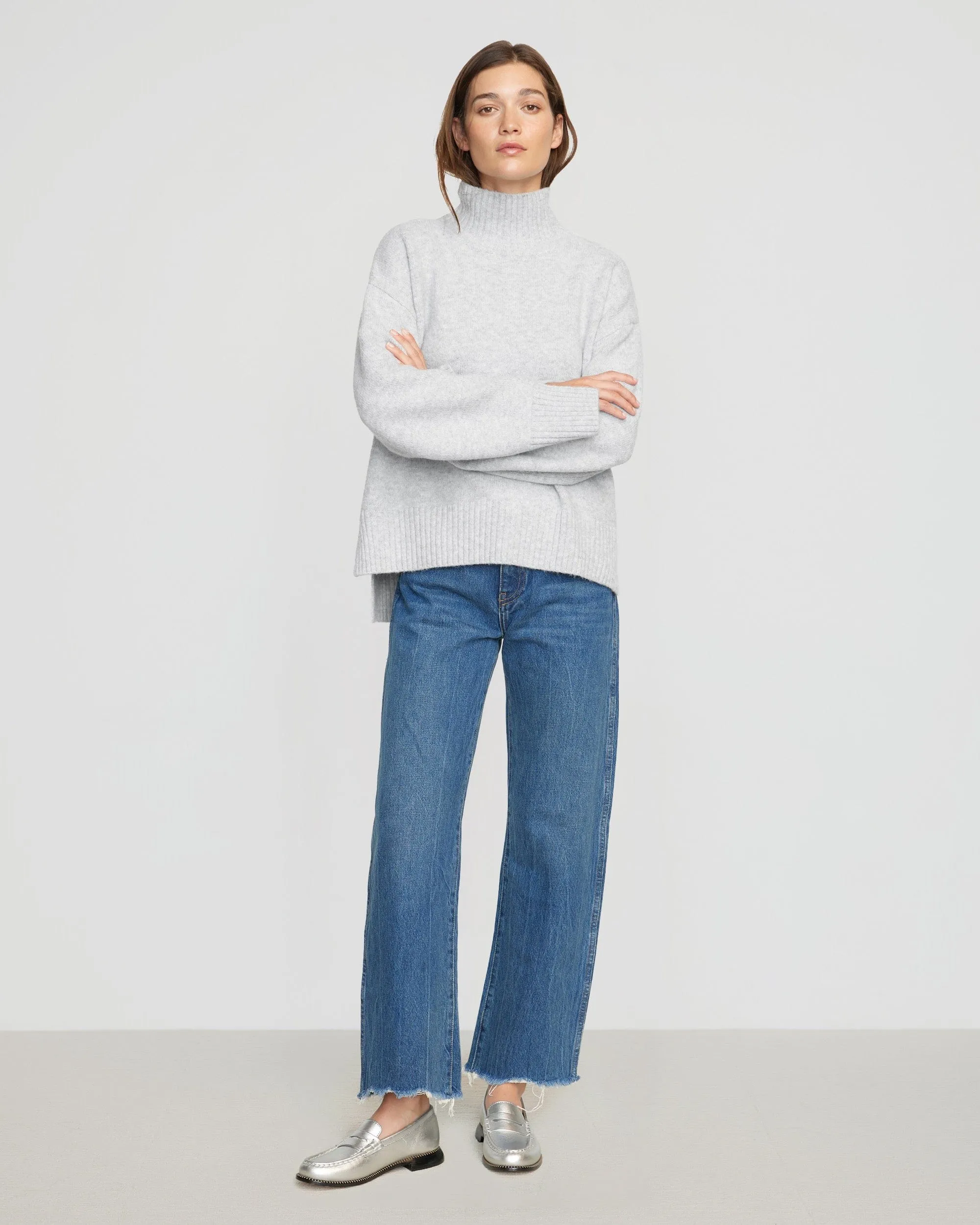 Karlie Oversized Turtleneck Sweater