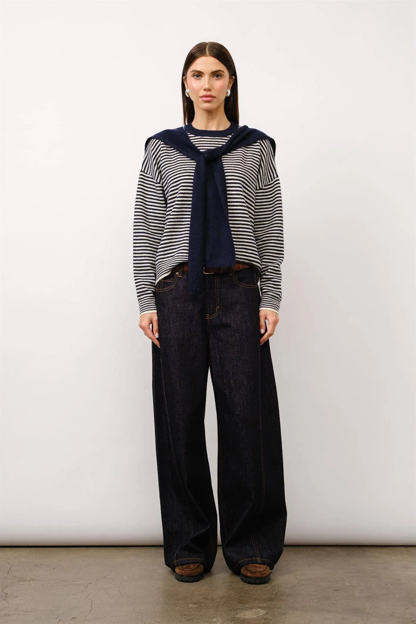 Kate Sweater with Detachable Shawl