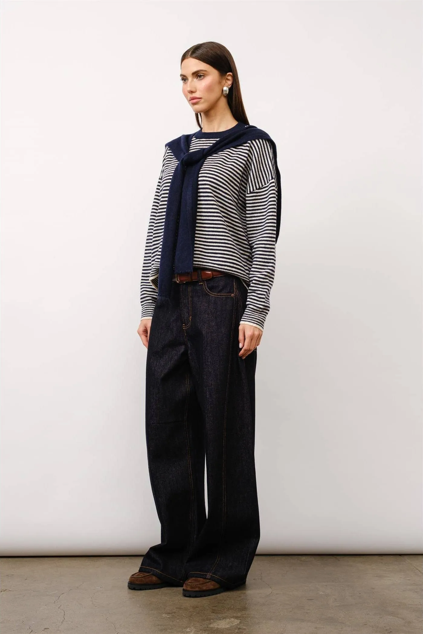 Kate Sweater with Detachable Shawl
