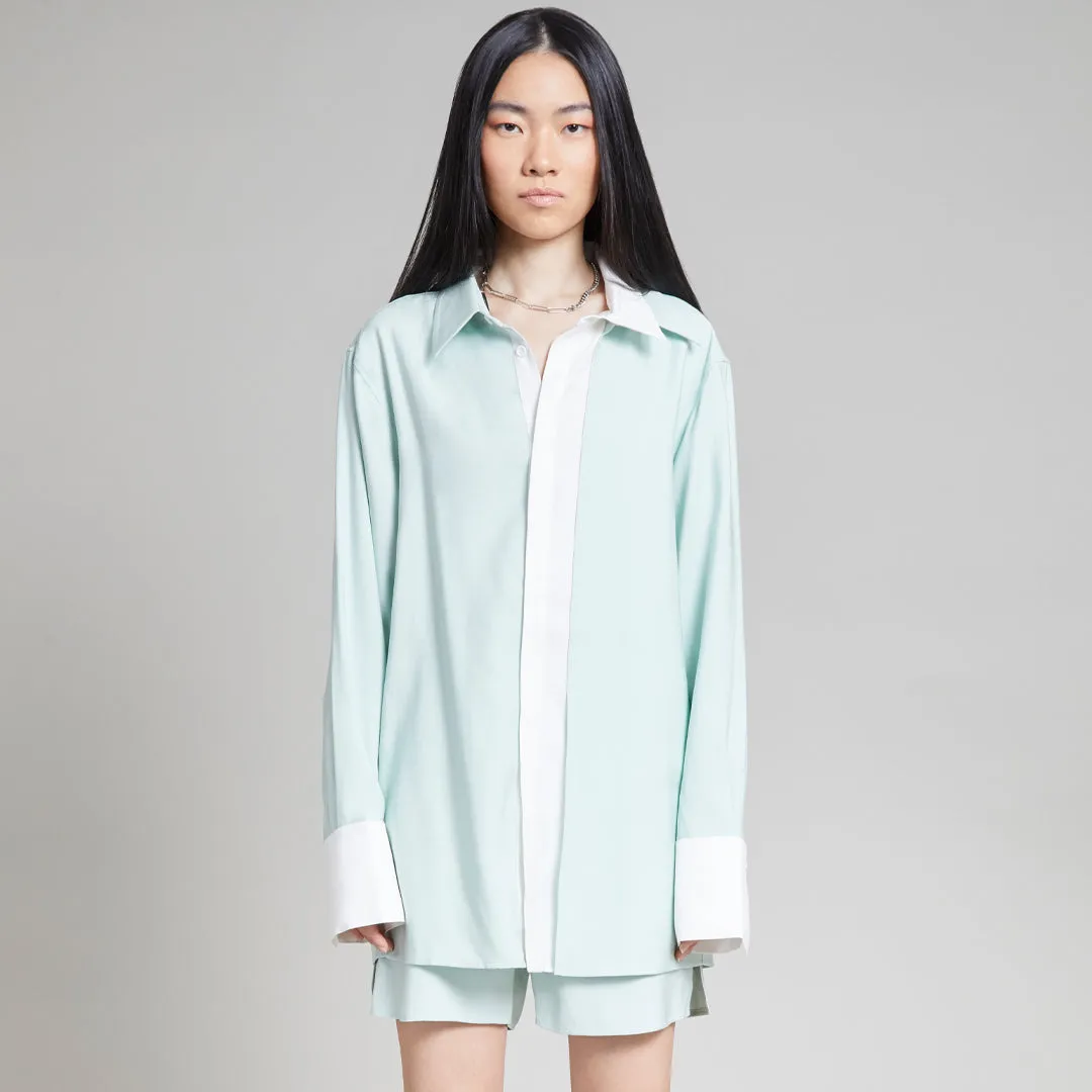 KENDALL TOP DESERT SAGE & IVORY COMBO