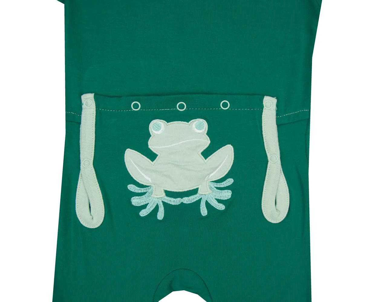 Kickee Pants Shady Glade Tree Frog Coverall