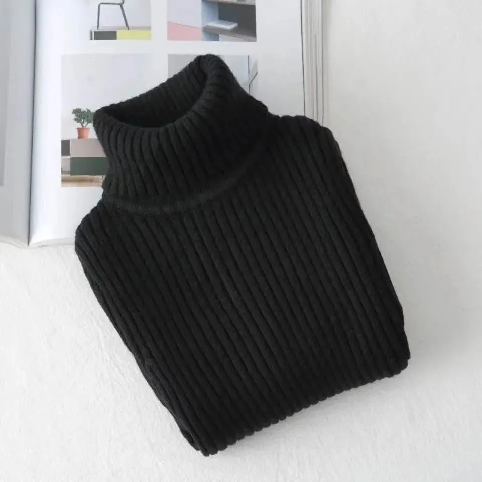 Kids Winter Knitted Turtleneck Sweater