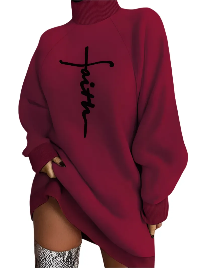 Kierra – Fashionable Women's Turtleneck Sweater