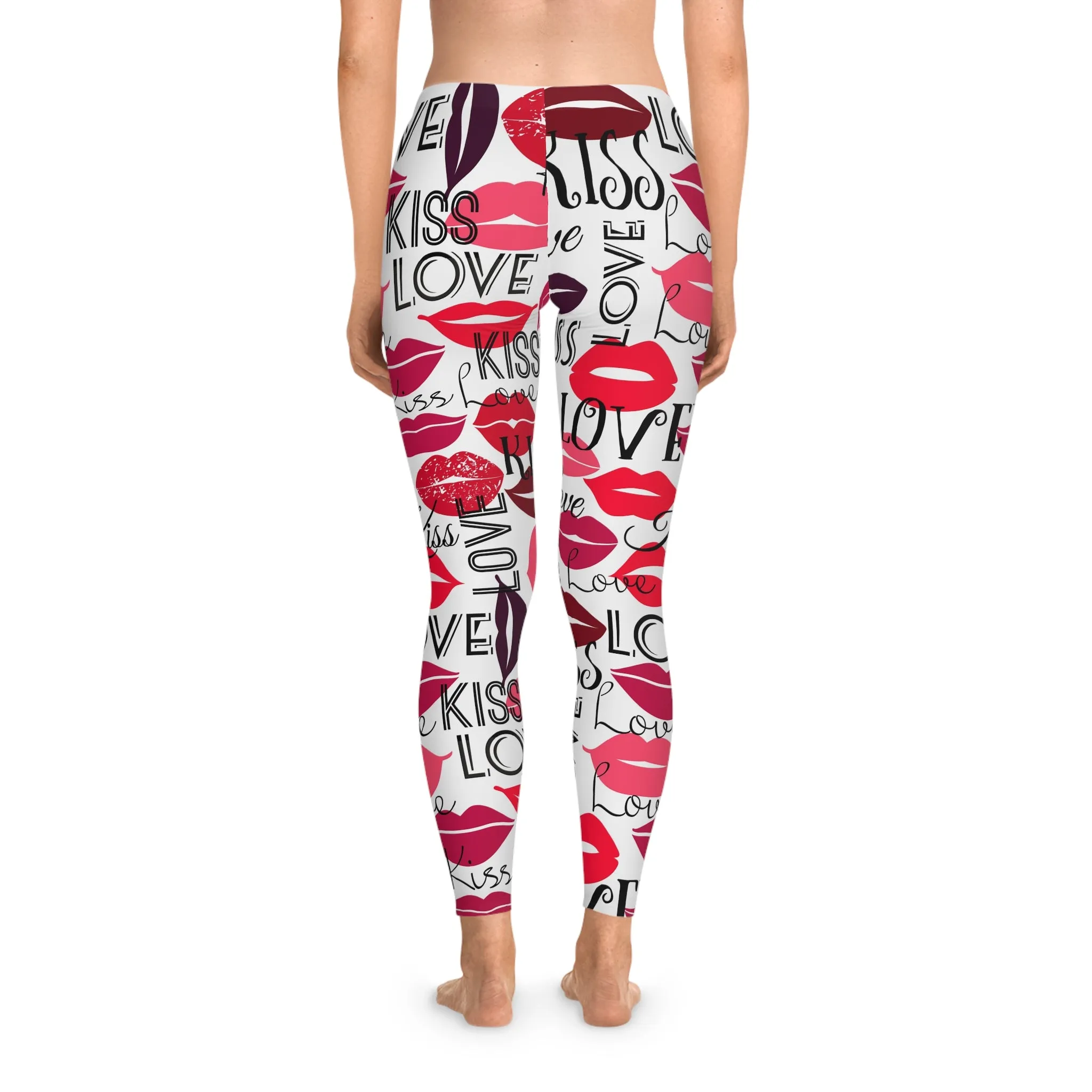 Kisses and Love Stretchy Leggings