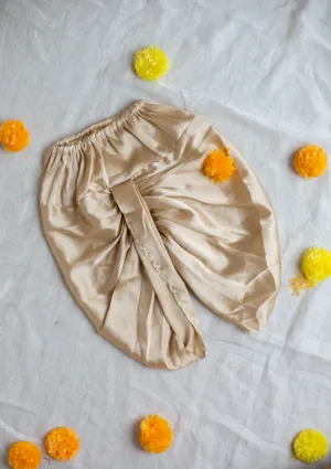 Klingaru Golden Kanha Dhoti for Kurtas