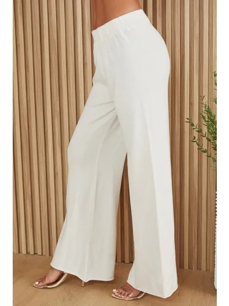 KNIT COZY FLARED PANT