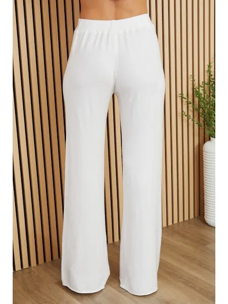 KNIT COZY FLARED PANT