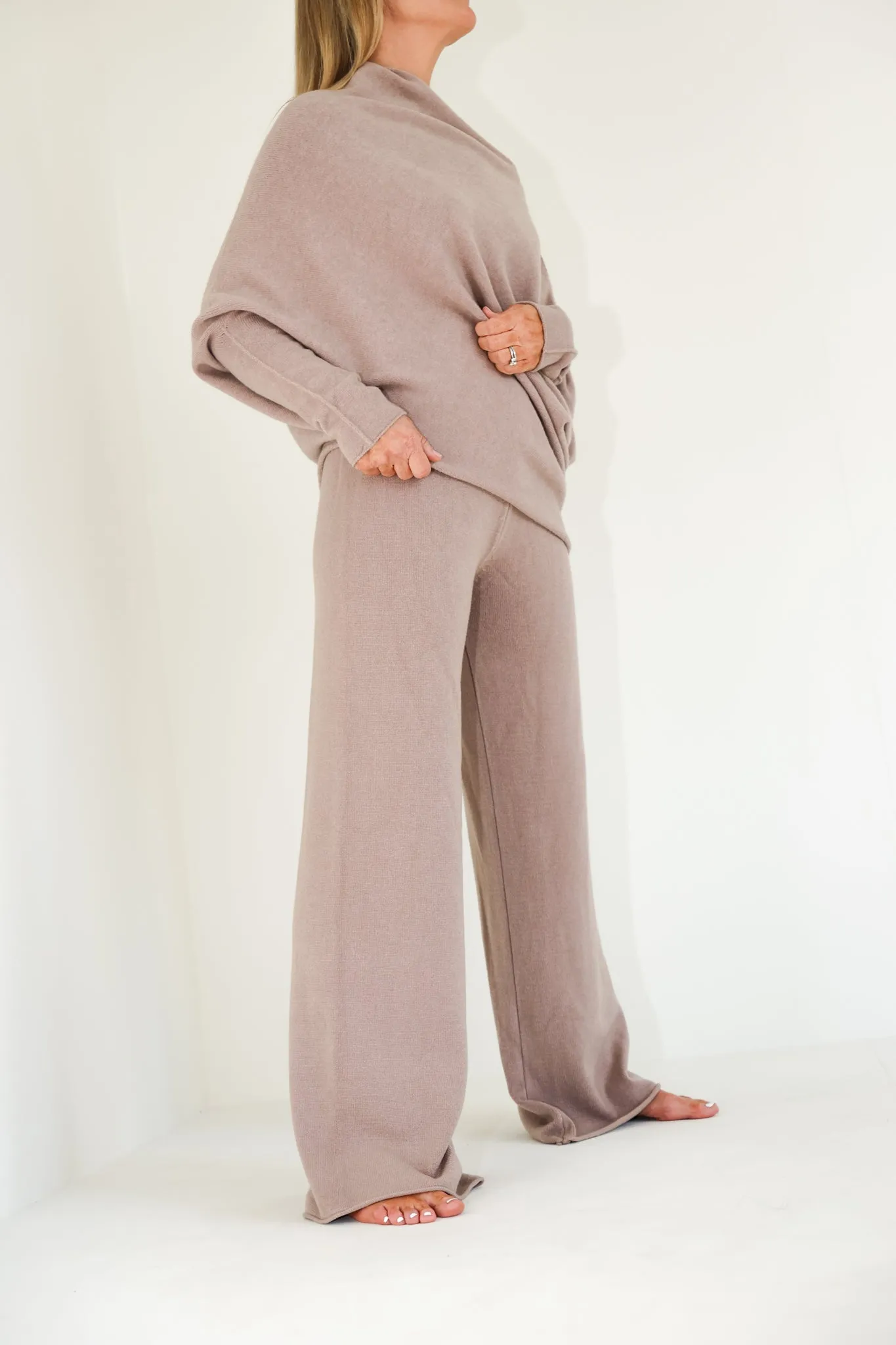 KNIT COZY FLARED PANT