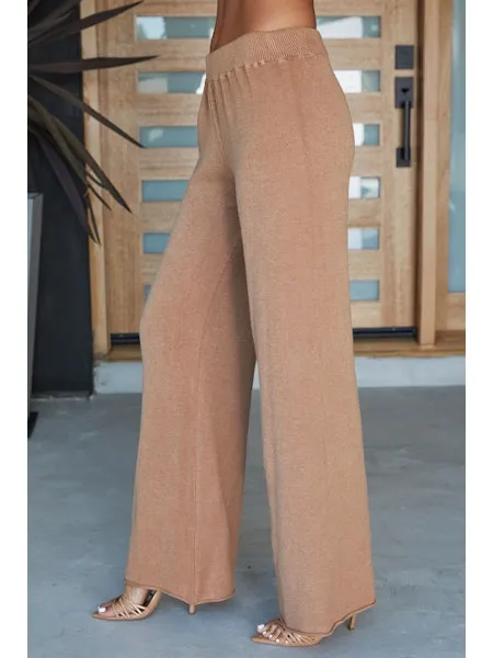 KNIT COZY FLARED PANT