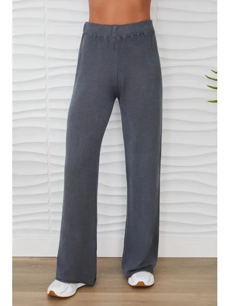 KNIT COZY FLARED PANT