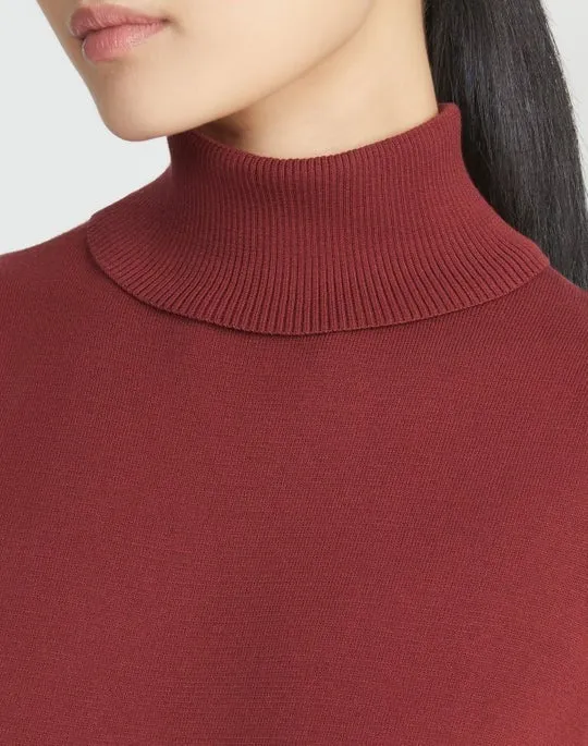 Lafayette 148 Sleeveless Tank Matte Crepe in Scarlet