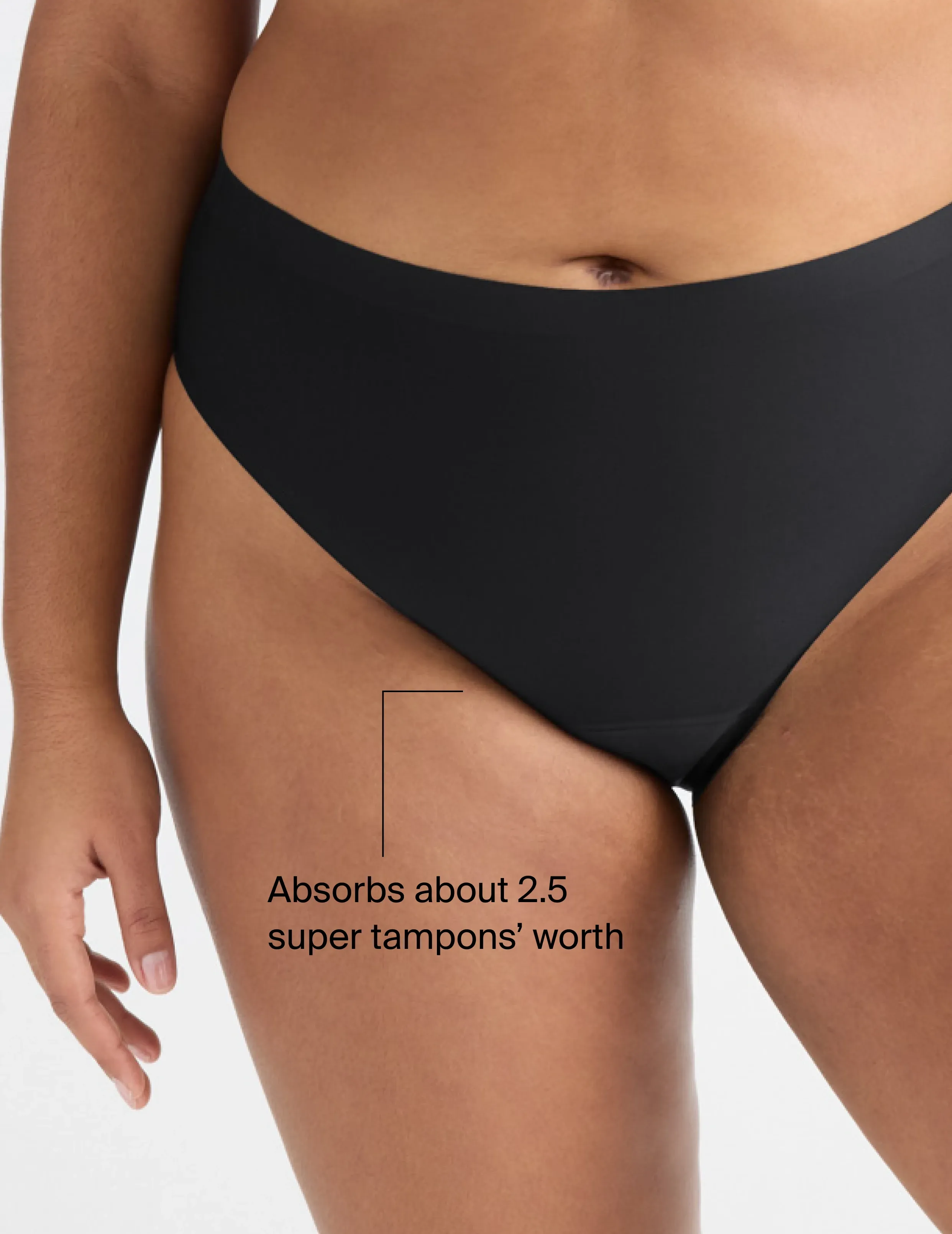 Leakproof UltraThin No-Show French Cut
