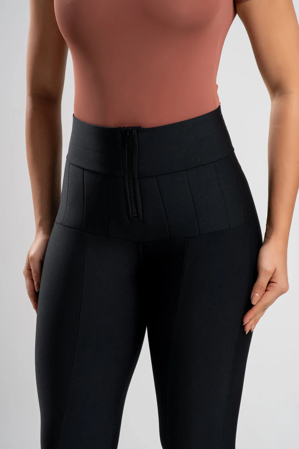 Legging Casual Lipo Tummy Control Black