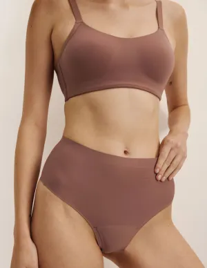 Light Leakproof No-Show High Rise Thong