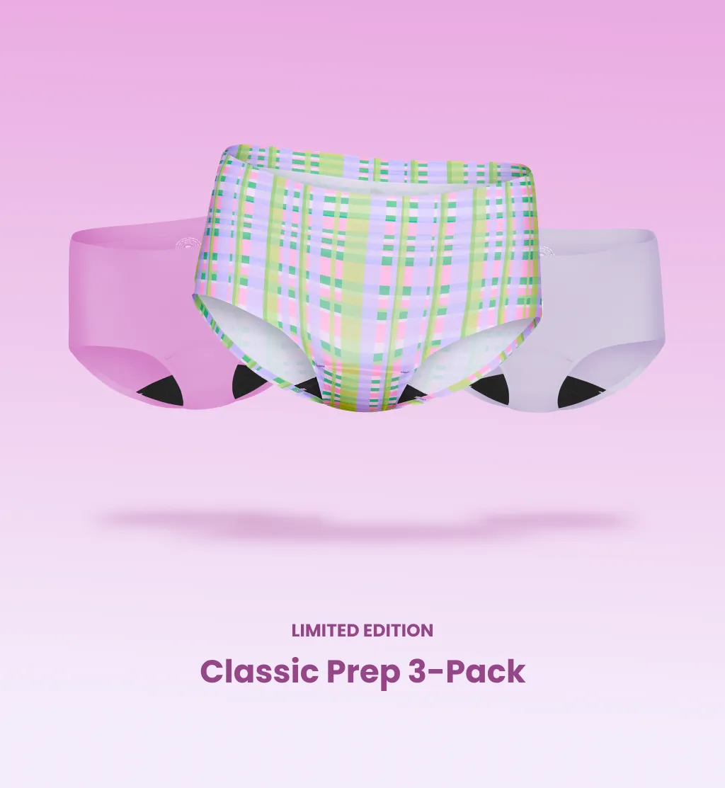 Light Leakproof No-Show Underwear Boyshort 3-Pack