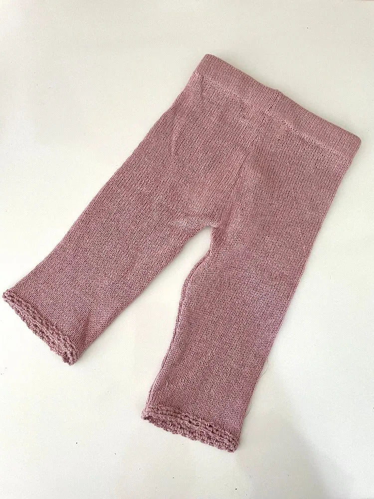 Lightweight Organic Cotton Knit Trousers