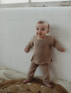 Lightweight Organic Cotton Knit Trousers