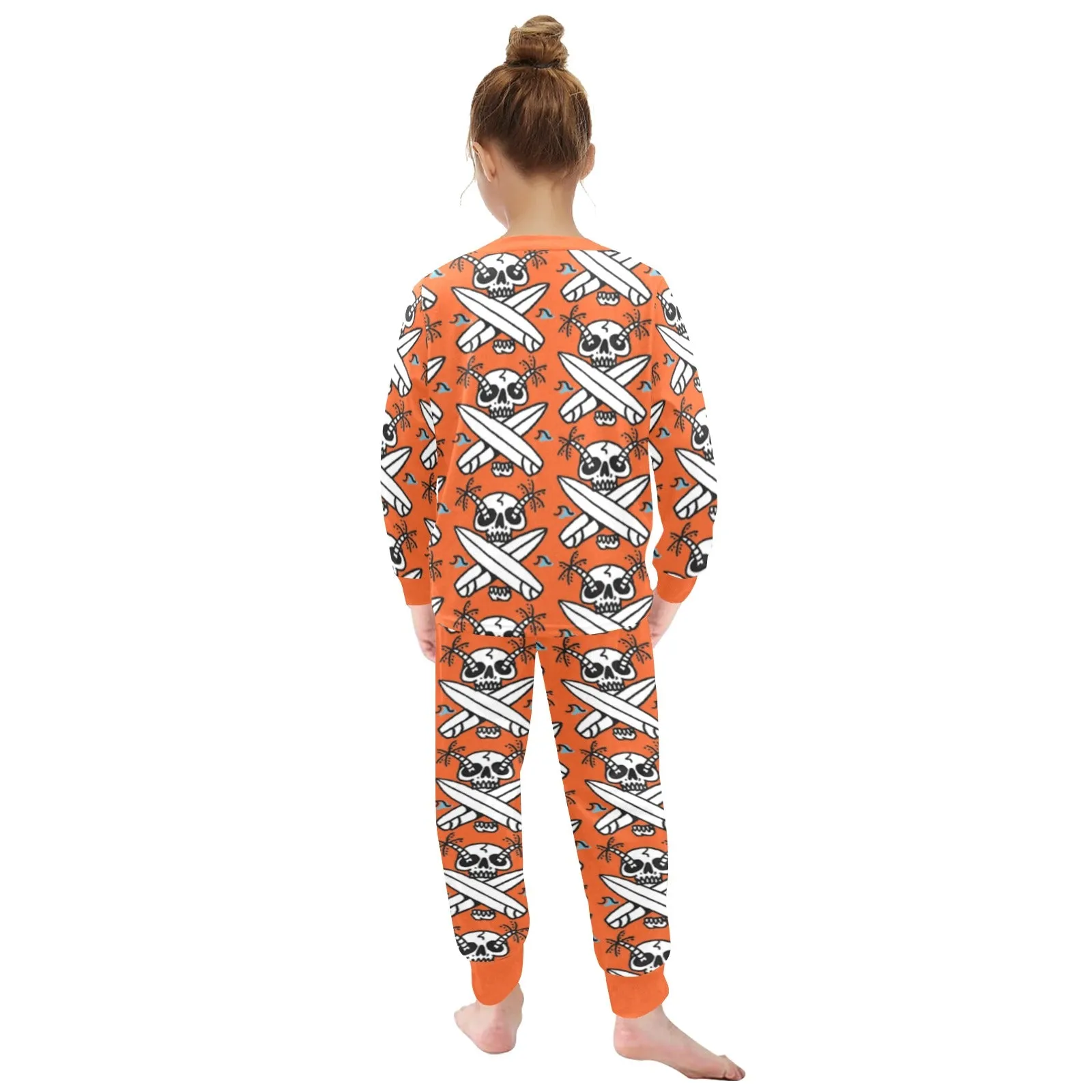 Little Girls' Crew Neck Long Pajama Set