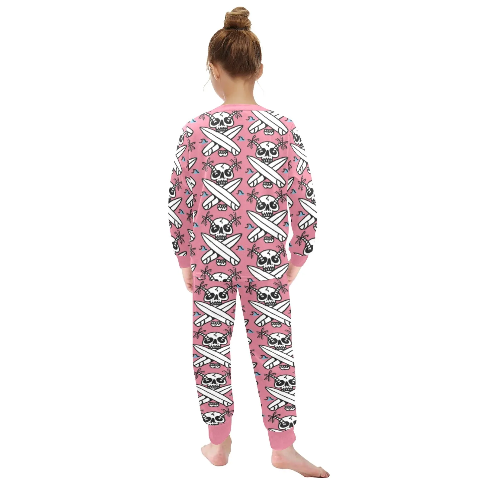Little Girls' Crew Neck Long Pajama Set