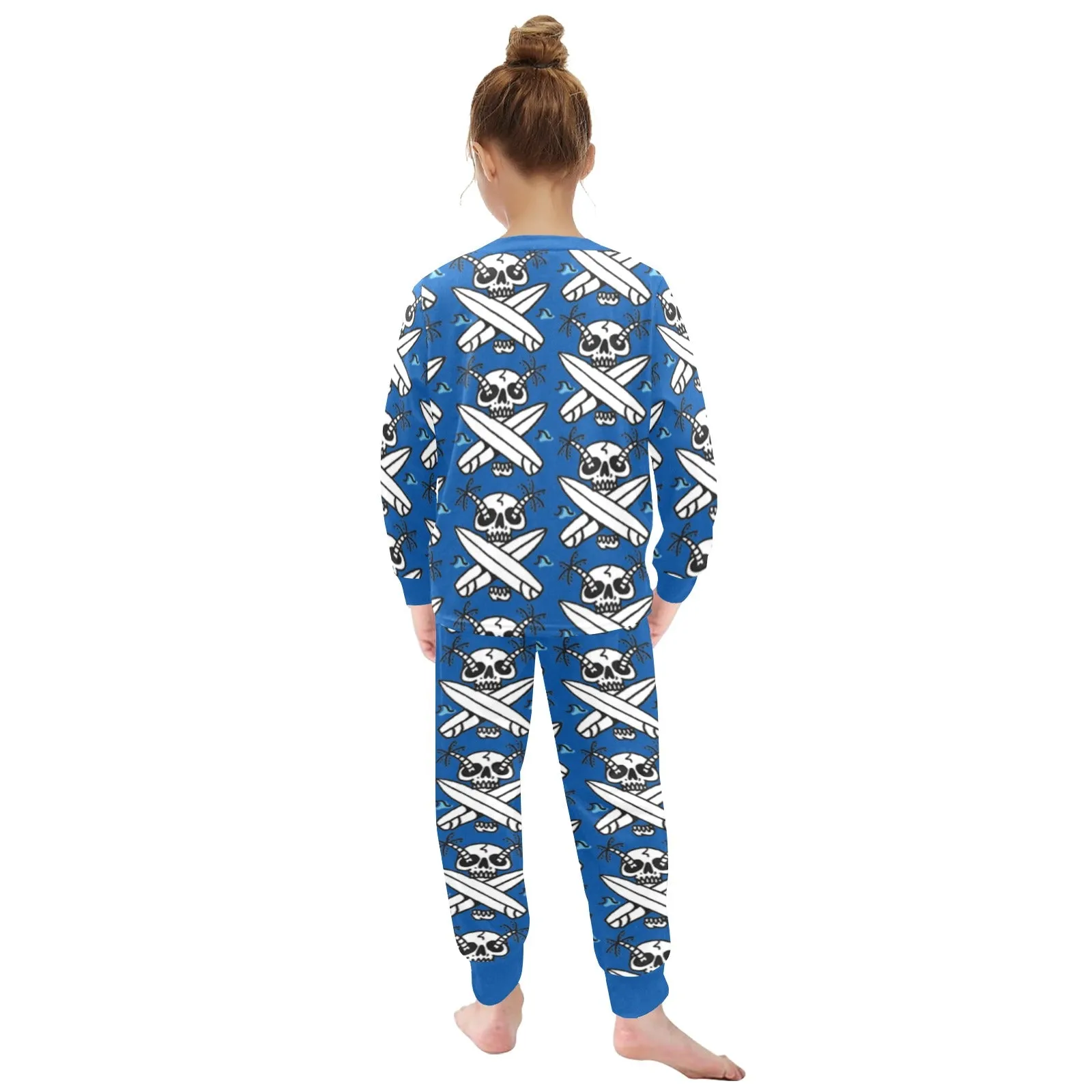 Little Girls' Crew Neck Long Pajama Set