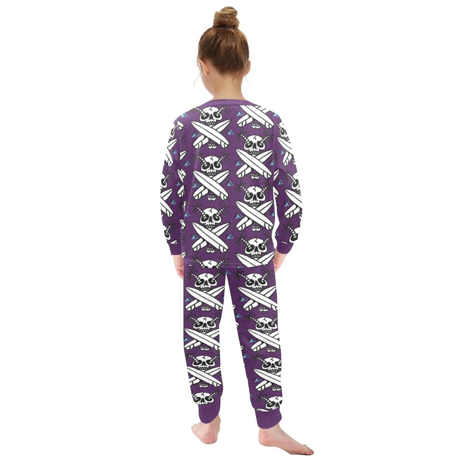 Little Girls' Crew Neck Long Pajama Set
