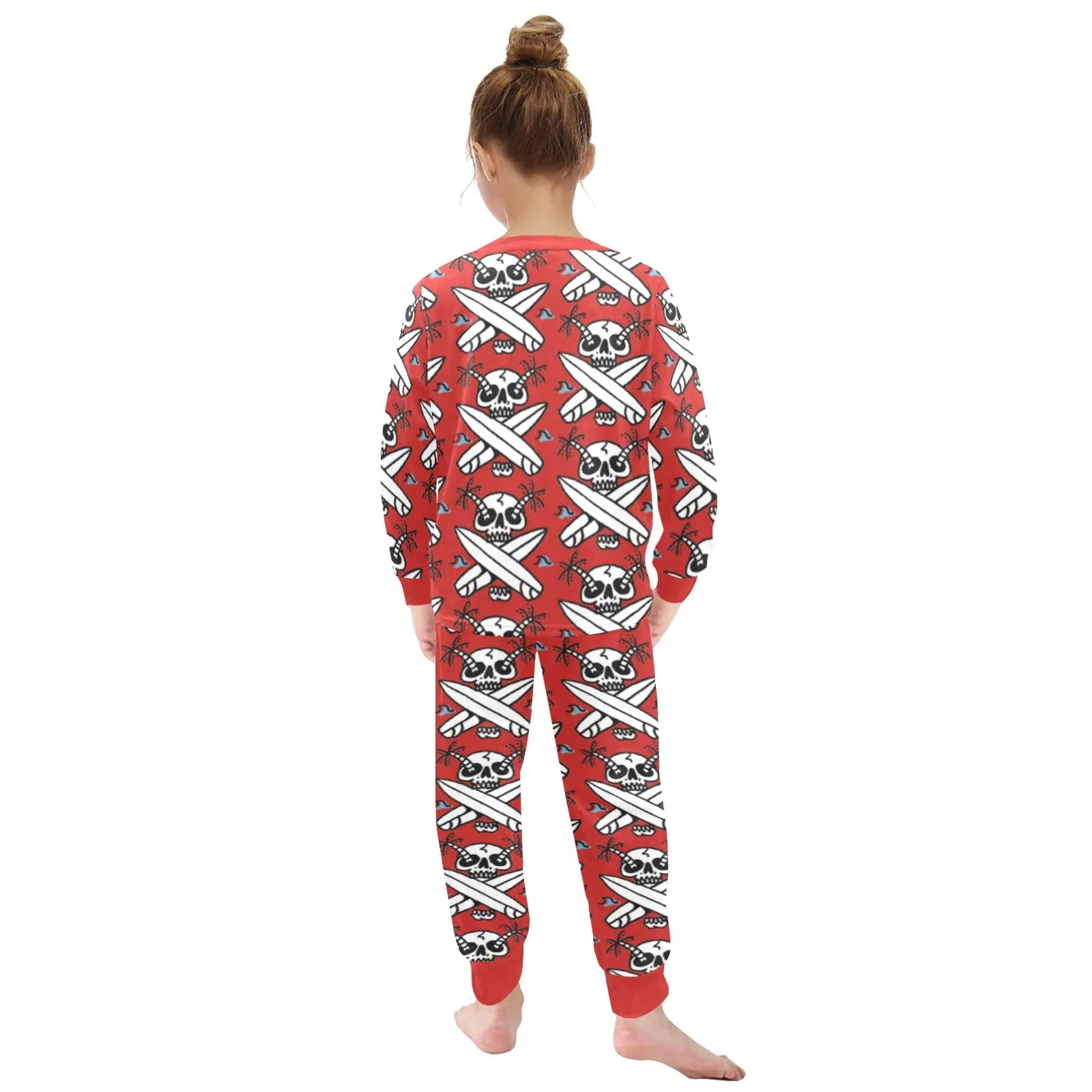 Little Girls' Crew Neck Long Pajama Set