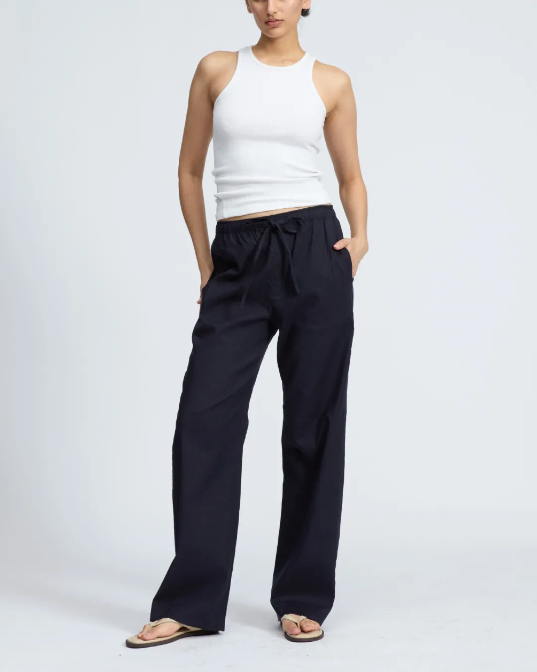 LOGAN LINEN BEACH PANT