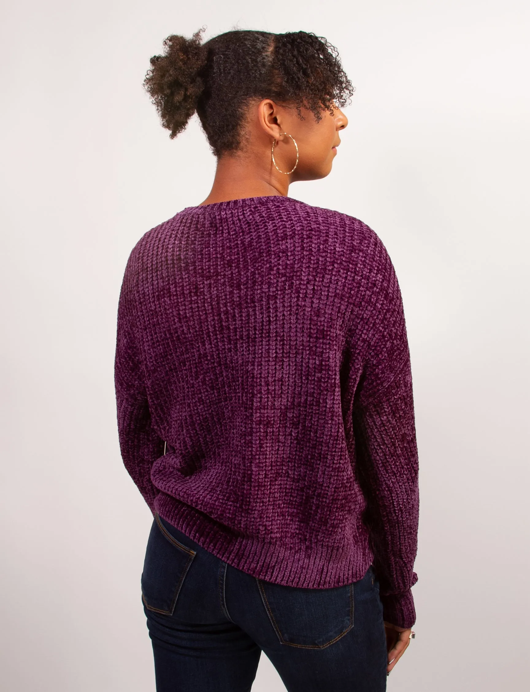 Long Sleeve Crew Neck Knit Sweater