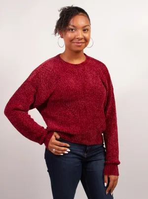Long Sleeve Crew Neck Knit Sweater