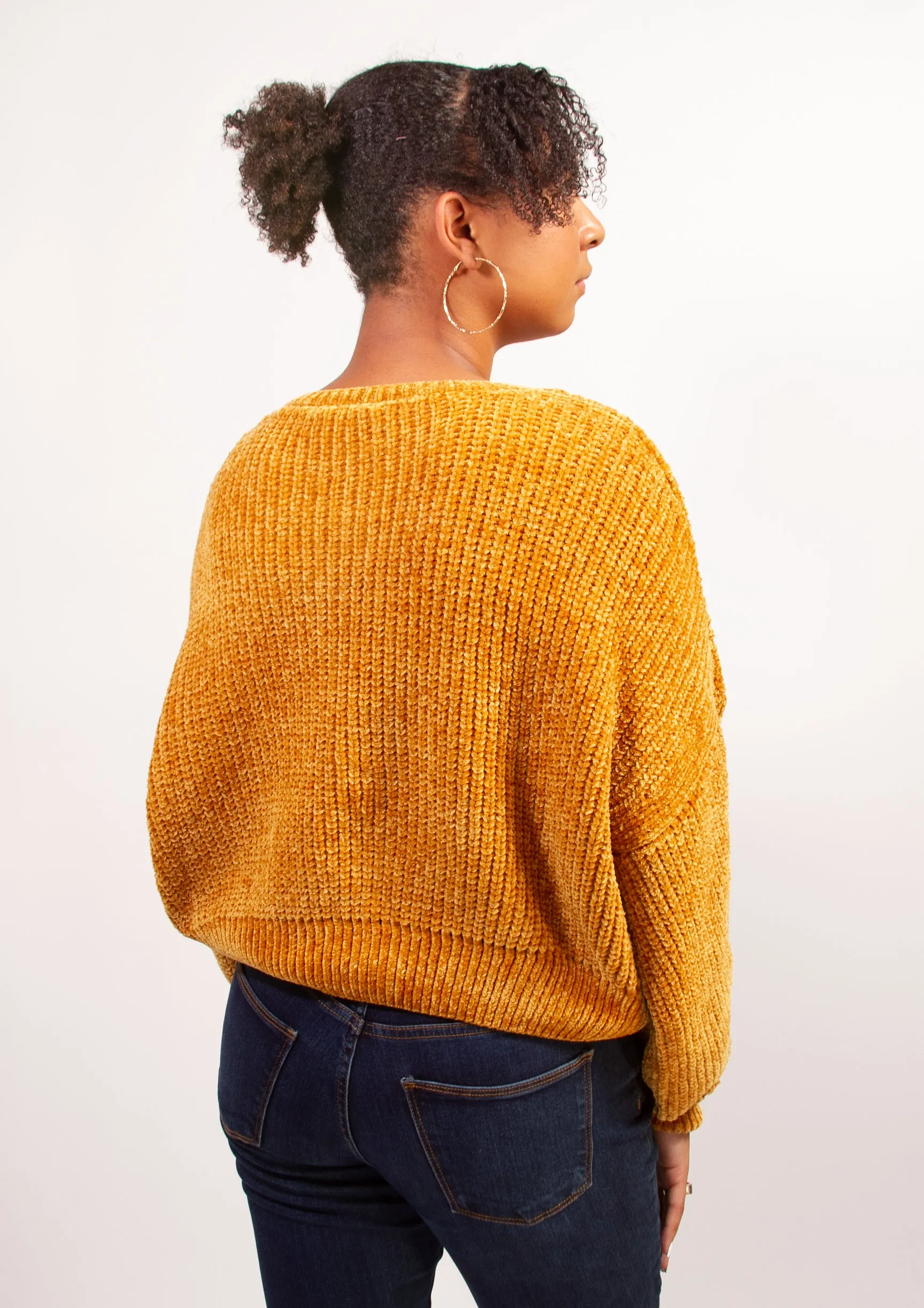 Long Sleeve Crew Neck Knit Sweater